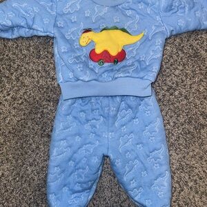 Blue Dinosaur Kids Matching Set